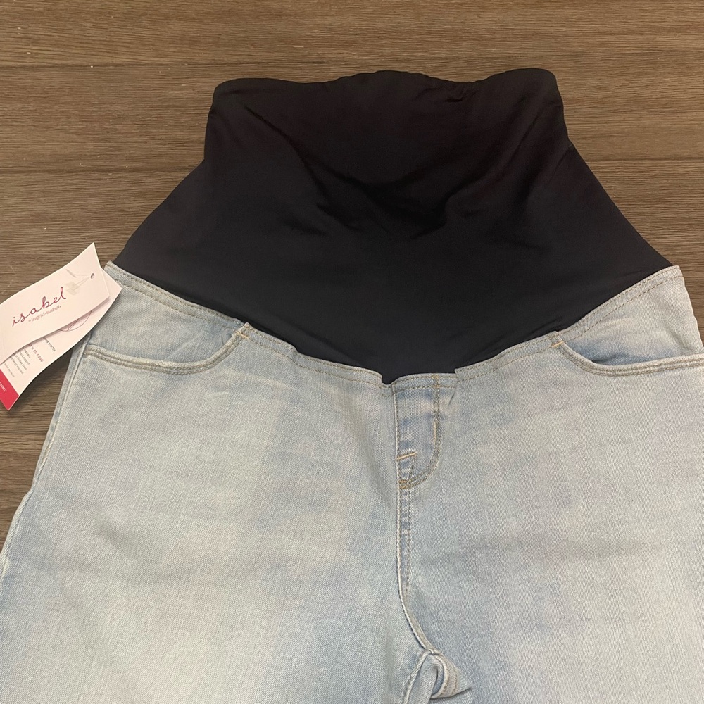 NWT Isabel Maternity Flare Jeans Crossover Panel Women’s Size 8 - Picture 6 of 6